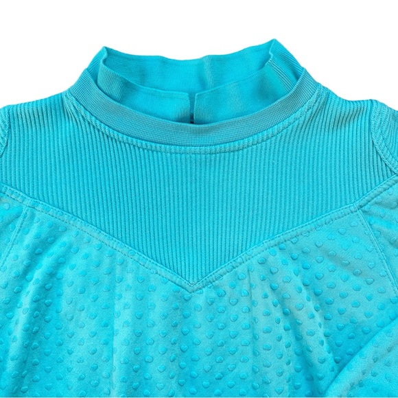 Vintage 80s Winners Choice Sky Blue Sweetheart Sweater - Picture 3 of 9